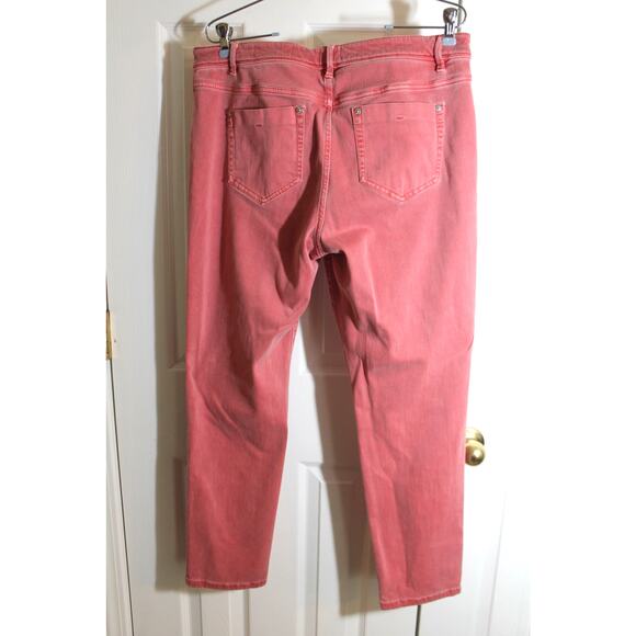 J. Jill Denim Authentic Slim Ankle  Jeans in Washed Adobe  sz 12 - Picture 2 of 3